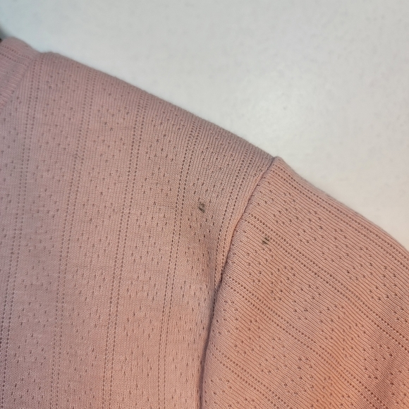 NEW pink Gaze crop top frilly Size medium - Picture 6 of 8